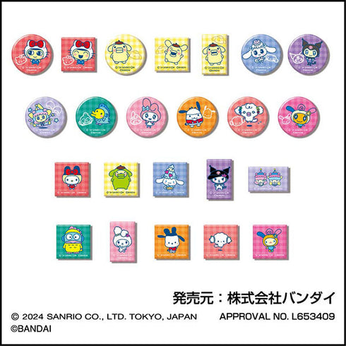 『たまごっち×サンリオキャラクターズ』あれこれぷちCANバッジ【BOX】